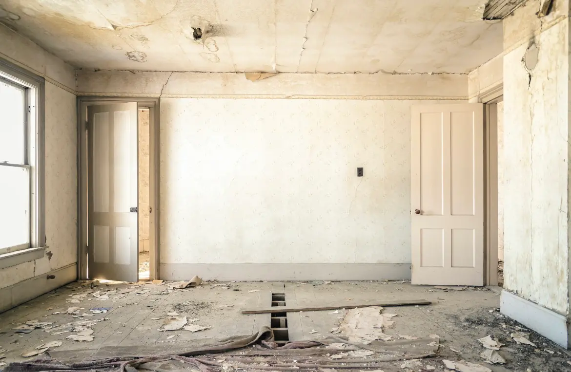 Waste disposal crew managing a cleanout project in Gregg